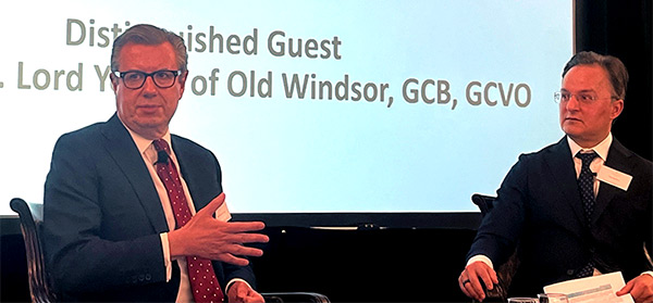 The Rt. Hon. Lord Young of Old Windsor and Iraj Ispahani